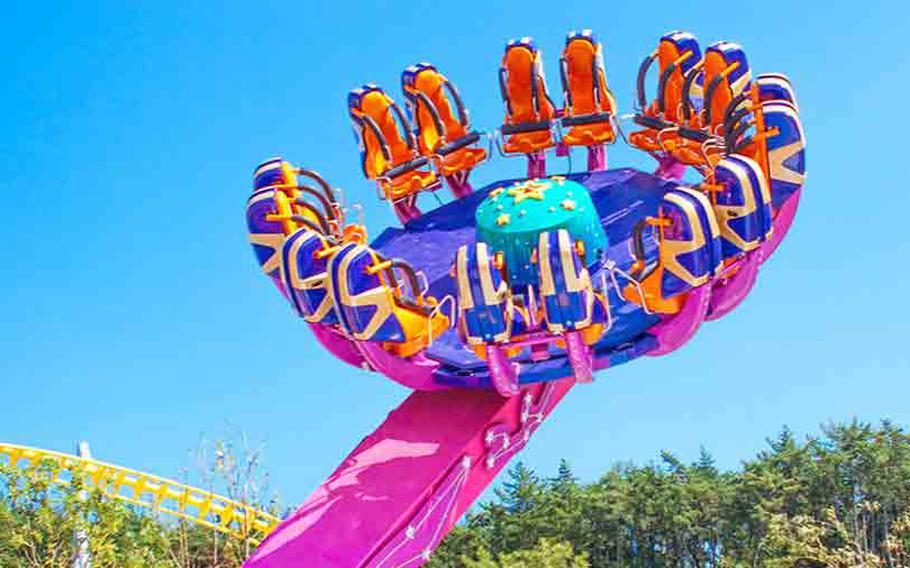 One of the theme park attractions in the Robot Land.